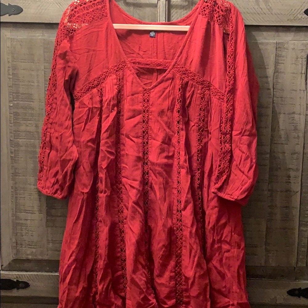 Maroon dress